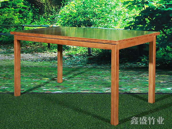 竹餐桌